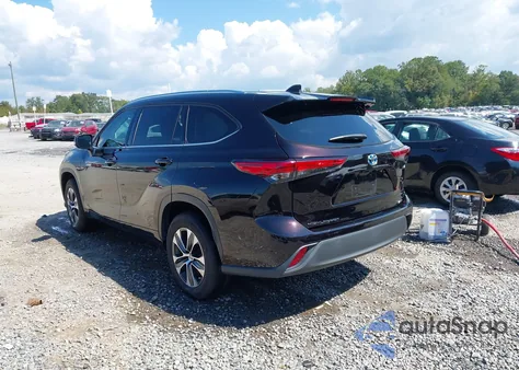 2020 Toyota Highlander Hybrid Xle z USA, uszkodzony, nr VIN 5TDGARAH7LS002530